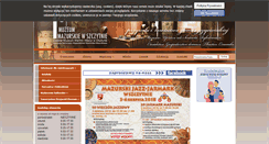 Desktop Screenshot of muzeumszczytno.art.pl